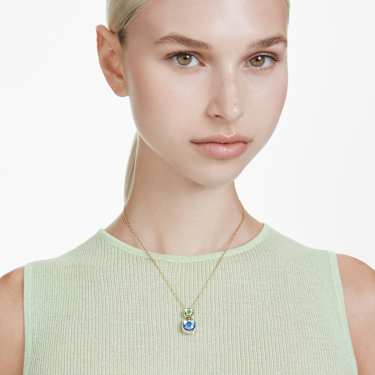 Chroma pendant - Cushion cut - Multicolored - Gold-tone plated 5692496