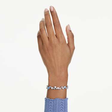 Constella bracelet - Mixed cuts - Blue - Rhodium plated 5722479