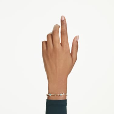 Constella bracelet - Mixed cuts - Green - Gold-tone plated 5722478