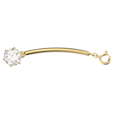 Constella extender - Round cut - White - Gold-tone plated 5635635