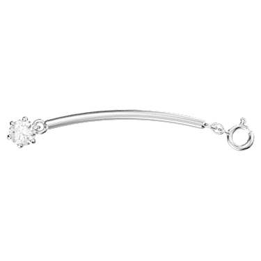 Constella extender - Round cut - White - Rhodium plated 5645631
