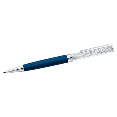 Crystalline ballpoint pen - Blue - Blue lacquered - Chrome plated 5351068