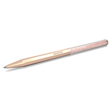 Crystalline ballpoint pen - Octagon shape - Rose gold tone - Rose gold-tone plated 5654065