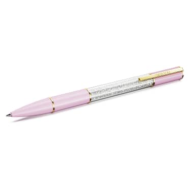 Crystalline ballpoint pen - Pink - Gold-tone plated 5693725