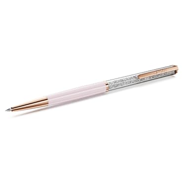 Crystalline ballpoint pen - Pink - Pink lacquered - Rose gold-tone plated 5709614