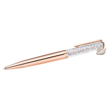Crystalline ballpoint pen - Swan - Rose gold tone - Rose gold-tone plated 5479552