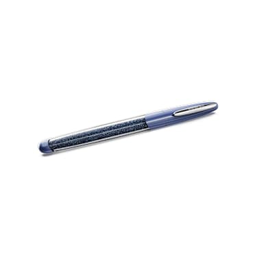 Crystalline rollerball pen - Blue - Chrome plated 5717138