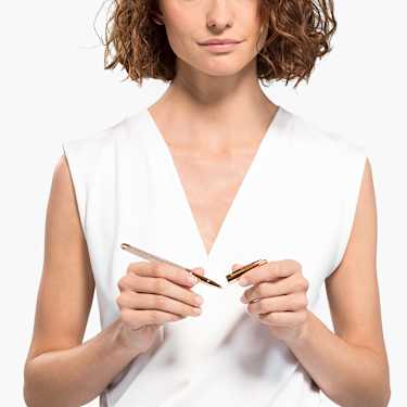 Crystalline rollerball pen - Rose gold tone - Rose gold-tone plated 5534325