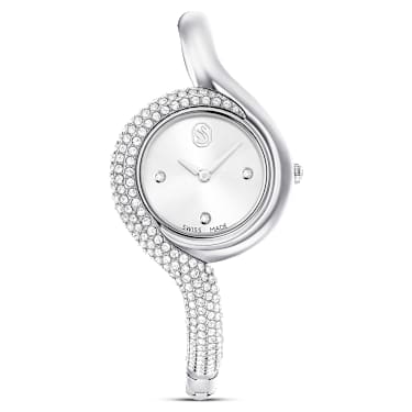 Dextera asymmetric watch - Swiss Made - Metal bracelet - Silver tone - Stainless Steel 5700996