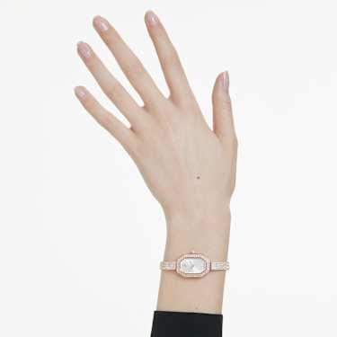Dextera bangle watch - Swiss Made - Metal bracelet - Rose gold tone - Rose gold-tone finish 5672992