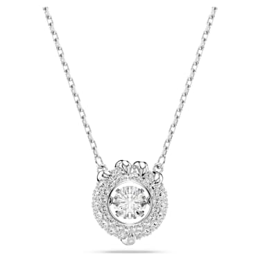 Dragon & Phoenix pendant - Dragon’s claw - White - Rhodium plated 5686320