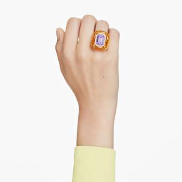 Dulcis cocktail ring - Cushion cut - Pavé - Yellow 5709973