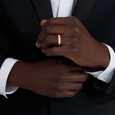 Eternity band ring - Lab-grown diamonds 0.05 ct tw - 14K yellow gold 5718254