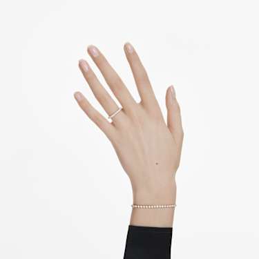 Eternity band ring - Lab-grown diamonds 0.4 ct tw - Round shape - 14K yellow gold 5698337