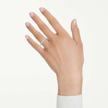 Eternity band ring - Lab-grown diamonds 0.4 ct tw - Round shape - Sterling silver 5731059