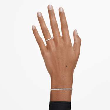 Eternity band ring - Lab-grown diamonds 0.5 ct tw - Round shape - 14K white gold 5696974