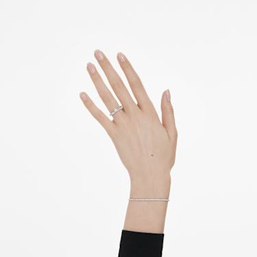 Eternity solitaire ring - Lab-grown diamonds 0.25 ct tw - Round shape - Sterling silver 5696900