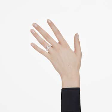 Eternity solitaire ring - Lab-grown diamonds 1 ct tw - Pear shape - 14K white gold 5699051