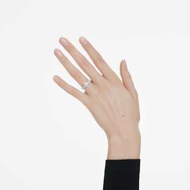 Eternity solitaire ring - Lab-grown diamonds 1.7 ct tw - Round shape - 14K white gold 5696912