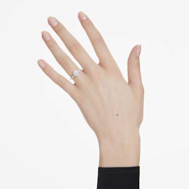 Eternity solitaire ring - Lab-grown diamonds 2.2 ct tw - Round shape - 14K white gold 5696907