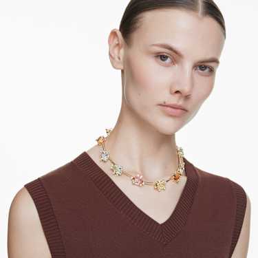 Gema necklace - Mixed cuts - Multicolored - Gold-tone plated 5708027