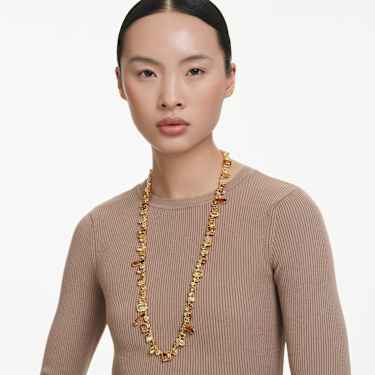 Gema strandage - Mixed cuts - Yellow - Gold-tone plated 5708709