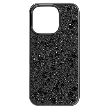 High smartphone case - Scattered design - iPhone® 16 Pro - Black 5698926