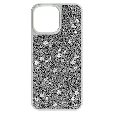 High smartphone case - Scattered design - iPhone® 16 Pro Max - Silver tone 5698784