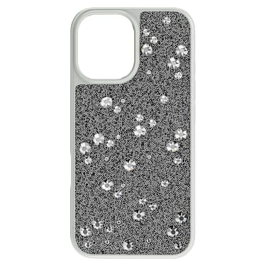 High smartphone case - Scattered design - iPhone® 16 - Silver tone 5698782