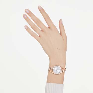 Hyperbola bangle watch - Swiss Made - Metal bracelet - Rose gold tone - Rose gold-tone finish 5715465