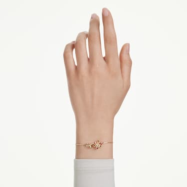 Idyllia bracelet - Mixed cuts - Flower - Multicolored - Gold-tone plated 5732423