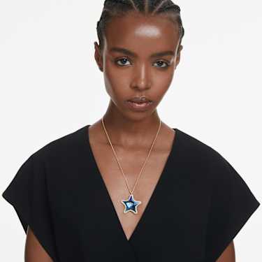 Idyllia SCS pendant - Starfish - Blue - Gold-tone plated 5707049