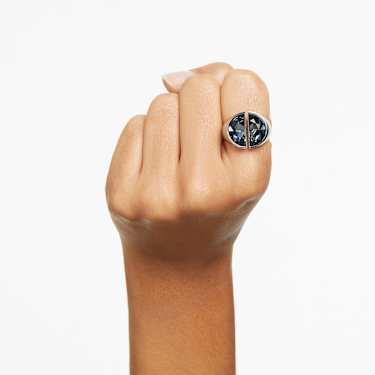 Lucent cocktail ring - Gray - Rhodium plated 5670362