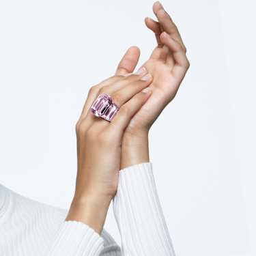 Lucent cocktail ring - Octagon cut - Pink 5600233