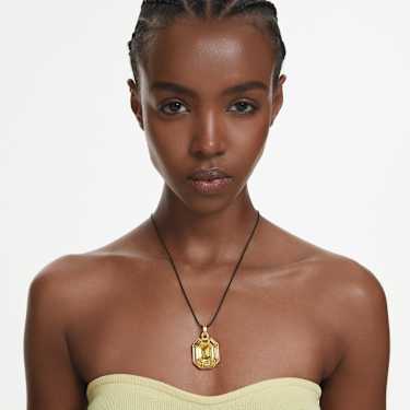 Lucent pendant - Octagon shape - Yellow - Gold-tone plated 5708781