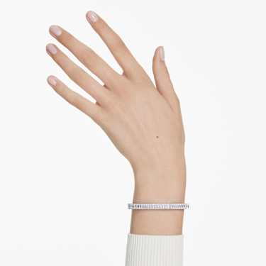 Matrix bangle - Baguette cut - Octagon shape - White - Rhodium plated 5705784