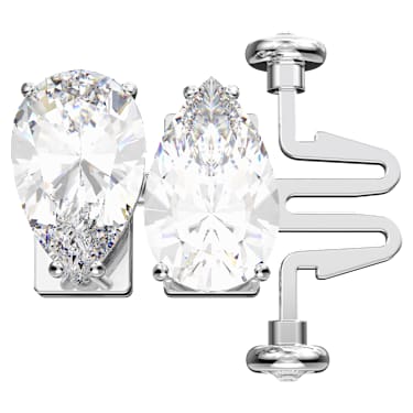 Matrix extender - Pear cut - White - Rhodium plated 5635628