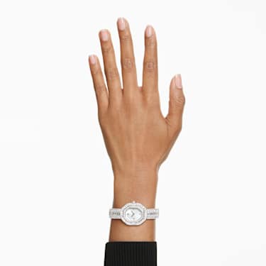 Matrix octagon watch - Baguette cut - Metal bracelet - Silver tone - Stainless steel 5724516