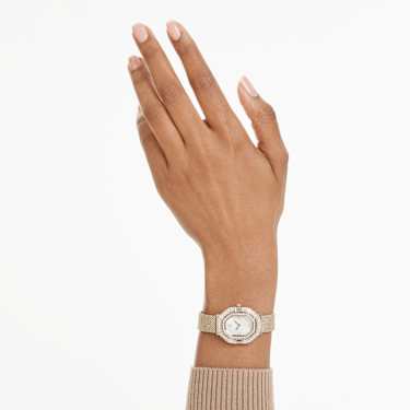 Matrix octagon watch - Metal bracelet - Gold tone - Champagne gold-tone finish 5732501