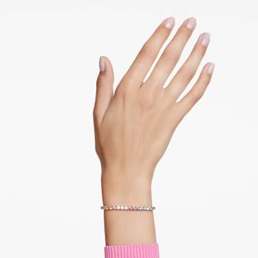 Matrix Tennis bracelet - Round cut - Multicolored - Gold-tone plated 5685691