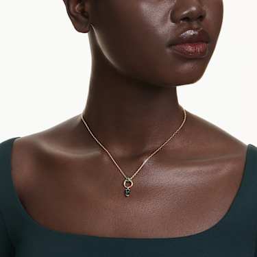 Mesmera pendant - Mixed cuts - Green - Gold-tone plated 5732484