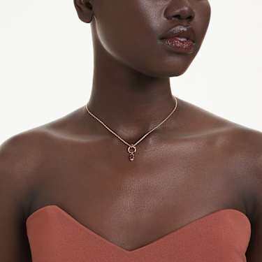 Mesmera pendant - Mixed cuts - Red - Gold-tone plated 5732487