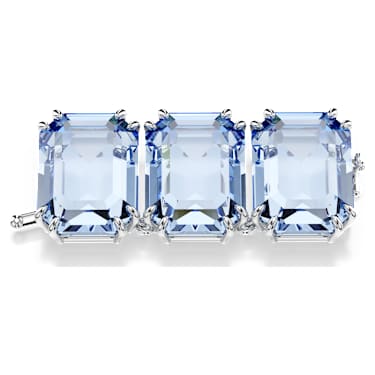 Millenia extender - Octagon cut - Blue - Rhodium plated 5720628