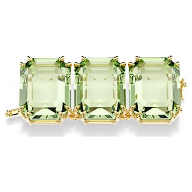 Millenia extender - Octagon cut - Green - Gold-tone plated 5720630