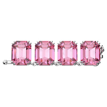Millenia extender - Octagon cut - Pink - Rhodium plated 5635624