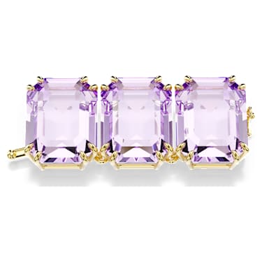 Millenia extender - Octagon cut - Purple - Gold-tone plated 5730919