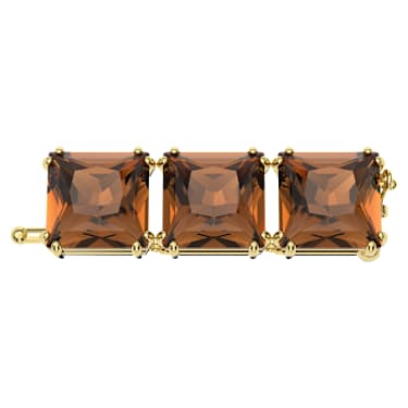 Millenia extender - Square cut - Brown - Gold-tone plated 5645623