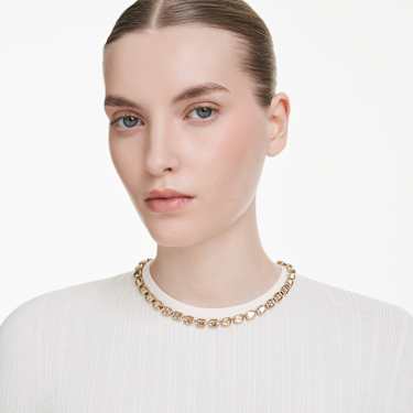 Millenia necklace - Octagon cut - Yellow - Gold-tone plated 5718674