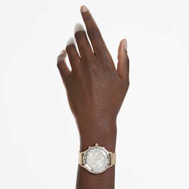 Nova chrono watch - Swiss Made - Metal bracelet - Gold tone - Champagne gold-tone finish 5677500