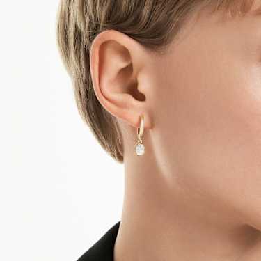 Octagon drop earrings - Lab-grown diamonds 1.0 ct tw - Octagon shape - 14K yellow gold 5732900